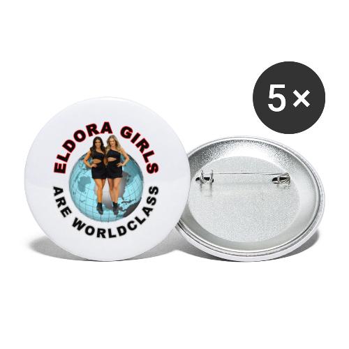 Eldora Girls Are Worldclass - Buttons small 1'' (5-pack)