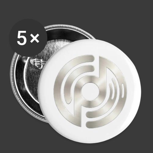Open Musicians Collective Chrome Logo - Buttons small 1'' (5-pack)