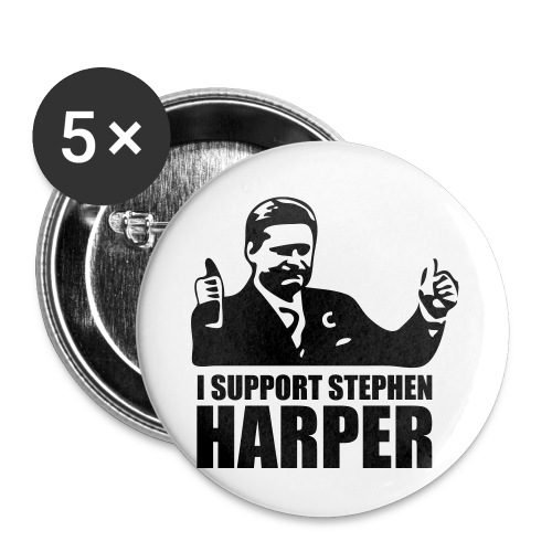 I Support Stephen Harper - Buttons small 1'' (5-pack)