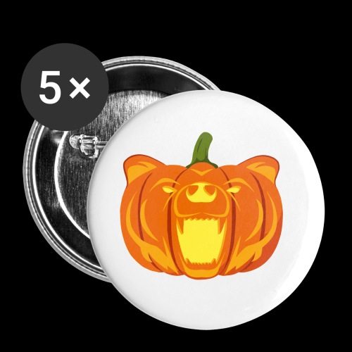 Pumpkin Bear - Buttons small 1'' (5-pack)