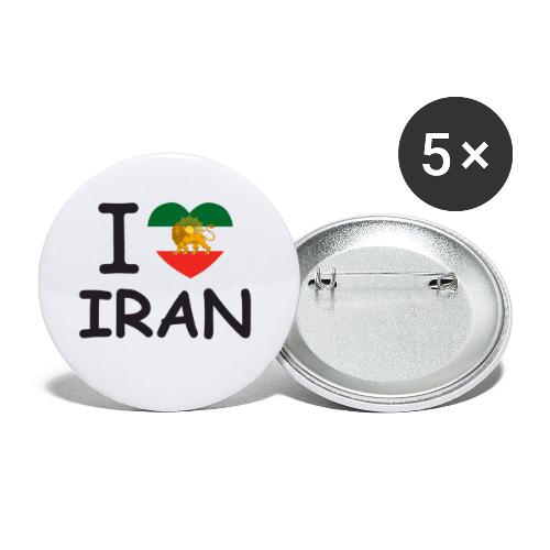 I Love IRAN - Buttons small 1'' (5-pack)