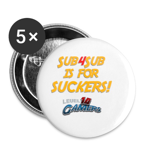 Anti Sub4Sub - Buttons small 1'' (5-pack)