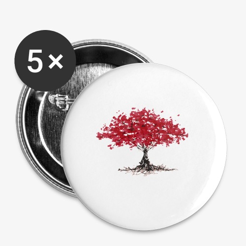 CherryBlossomTree - Buttons small 1'' (5-pack)