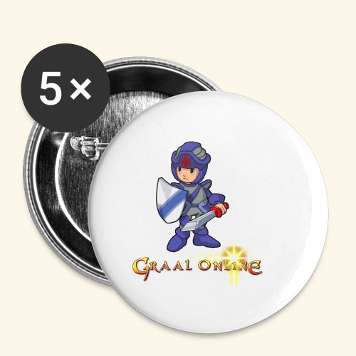 Graalonline Guard - Buttons small 1'' (5-pack)