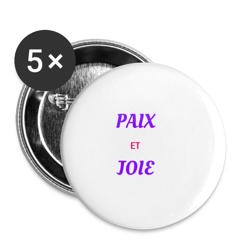 Peace and joy - Buttons small 1'' (5-pack)
