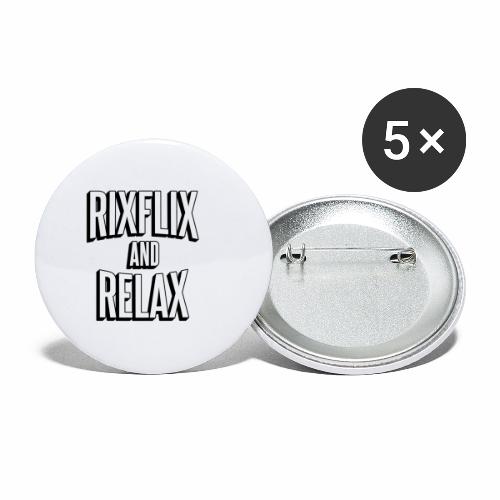 RixFlix and Relax - Buttons small 1'' (5-pack)