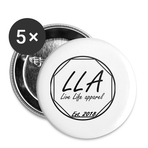 LiveLifeApparel - Buttons small 1'' (5-pack)