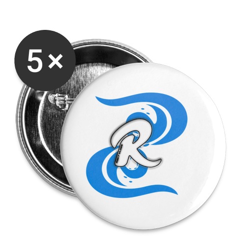 Icey Blue R3KT Vlogs Design - Buttons small 1'' (5-pack)