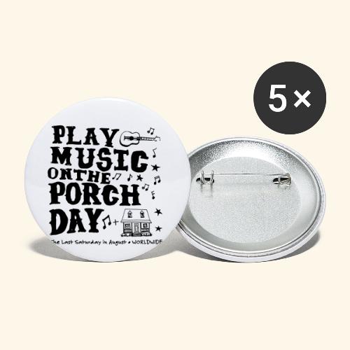 PLAY MUSIC ON THE PORCH DAY - Buttons small 1'' (5-pack)