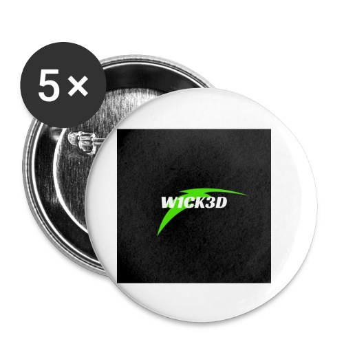 W1CK3D OFFICAL LOGO - Buttons small 1'' (5-pack)