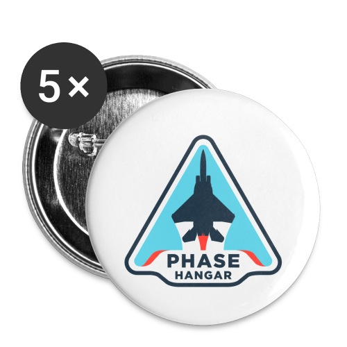 Phase Hangar Logo Phase Hangar Logo - Buttons small 1'' (5-pack)