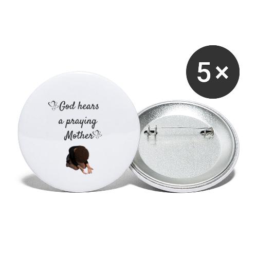 Praying Mother - Buttons small 1'' (5-pack)