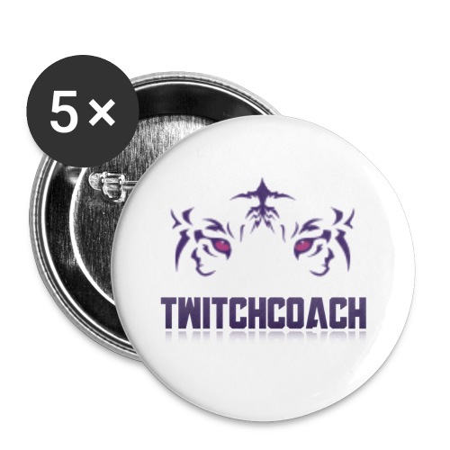 TwitchCoach Merch - Buttons small 1'' (5-pack)