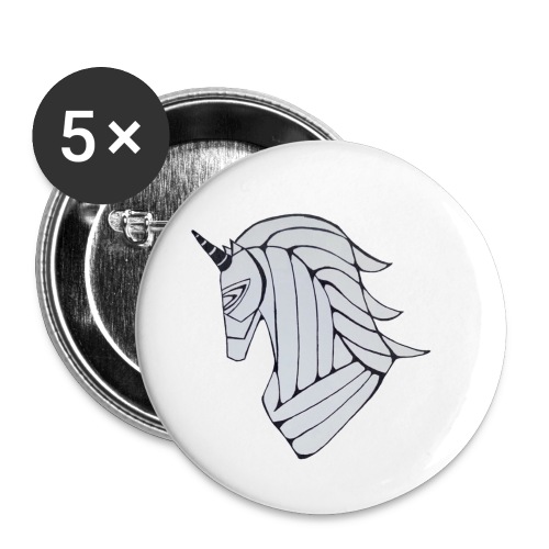 Unicorn Trojan horse - Buttons small 1'' (5-pack)
