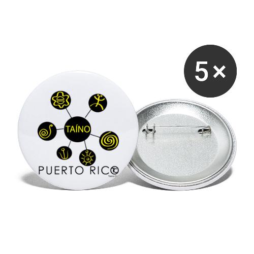 Símbolos Tainos PR - Buttons small 1'' (5-pack)