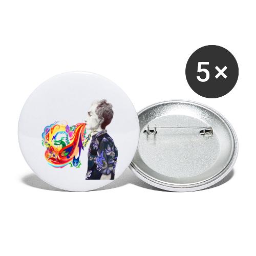 Breathe Cover Art - Buttons small 1'' (5-pack)