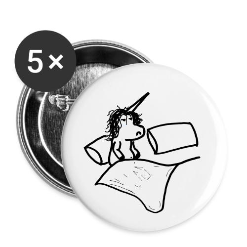 Waking up unicorn - Buttons small 1'' (5-pack)