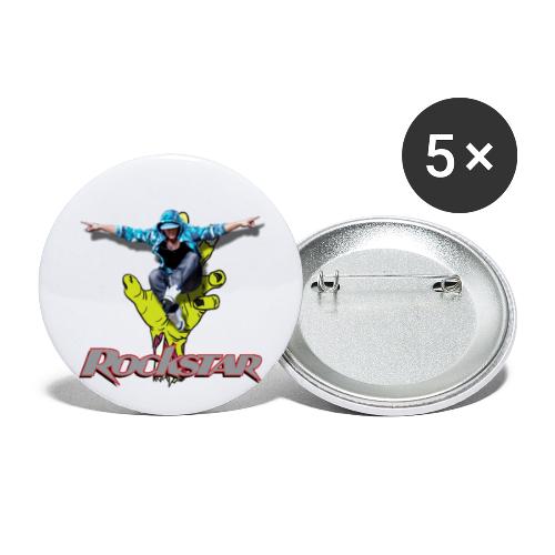Rocky star - Buttons small 1'' (5-pack)