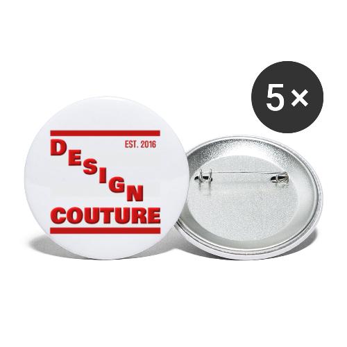 DESIGN COUTURE EST 2016 RED - Buttons small 1'' (5-pack)