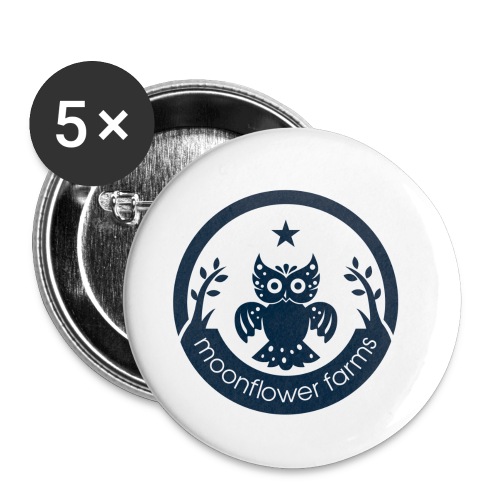 Moonflower Logo - Buttons small 1'' (5-pack)