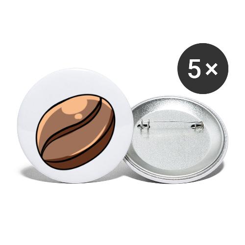 Coffee Bean - Buttons small 1'' (5-pack)