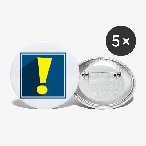 Whee Shadow Exclamation Point - Buttons small 1'' (5-pack)