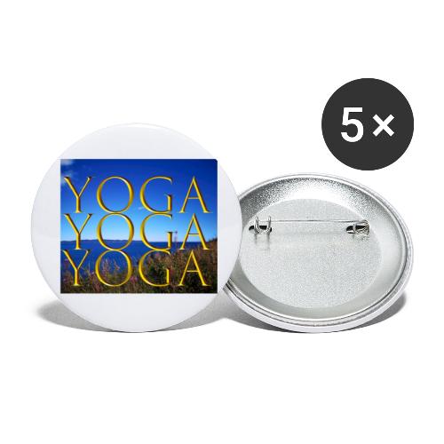 yoga golden - Buttons small 1'' (5-pack)