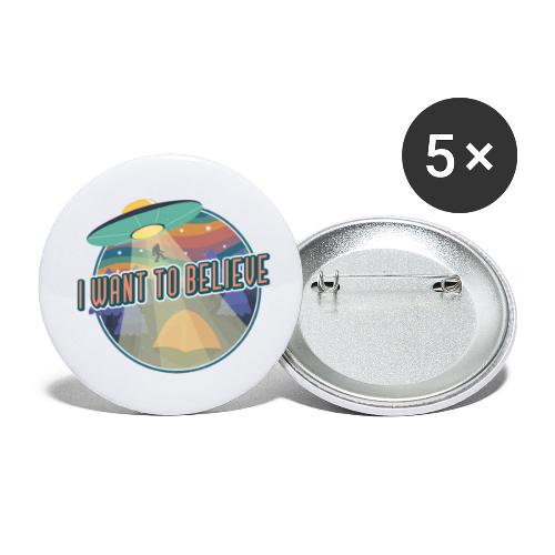 I Want To Believe - Buttons small 1'' (5-pack)