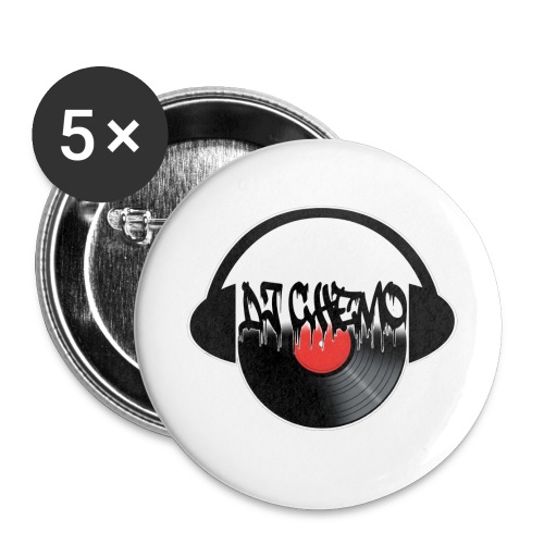 DJ Chemo Logo - Buttons small 1'' (5-pack)