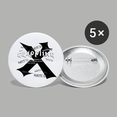 Hated 2 - Buttons small 1'' (5-pack)