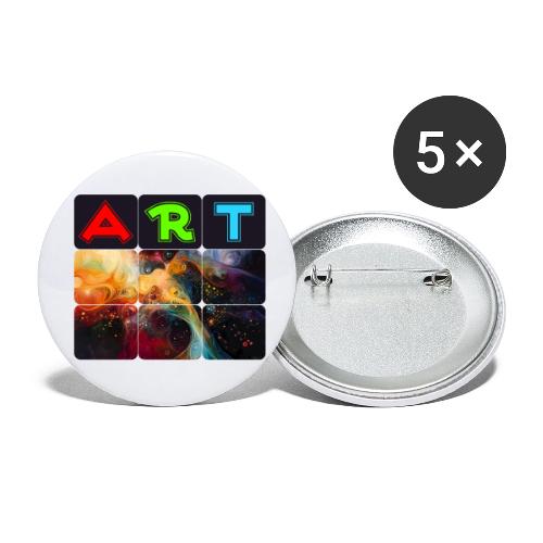 Waves of Art - Buttons small 1'' (5-pack)