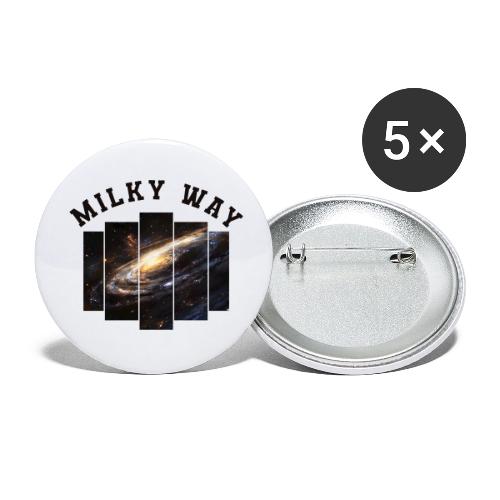 Milky way galaxy - Buttons small 1'' (5-pack)