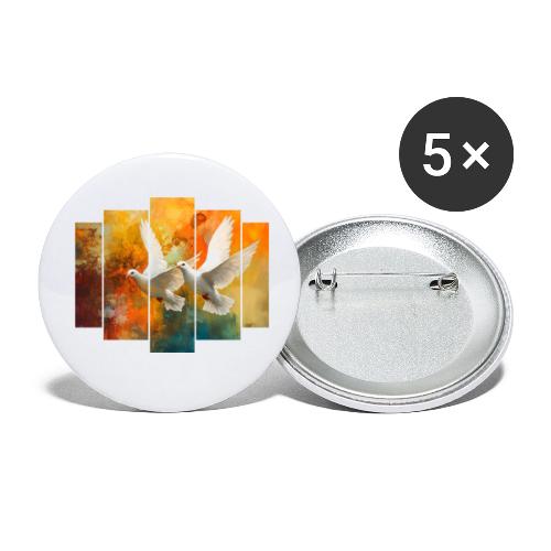 Wings of Peace - Buttons small 1'' (5-pack)