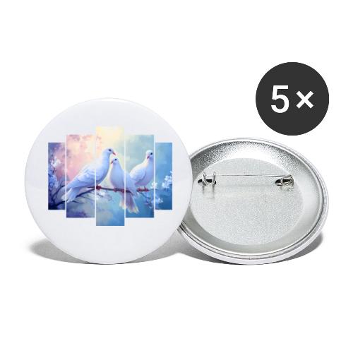 Symbols of Peace and Serenity - Buttons small 1'' (5-pack)