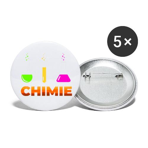 Chemistry: Moving Elements - Buttons small 1'' (5-pack)