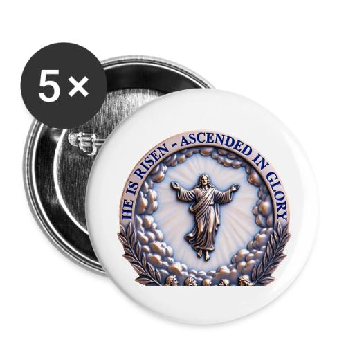 He Is Risen Ascended In Glory T Shirt, Gift - Buttons small 1'' (5-pack)