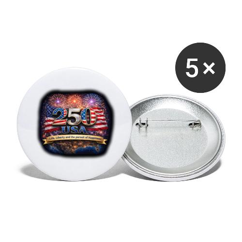 USA 250th Celebration - Buttons small 1'' (5-pack)