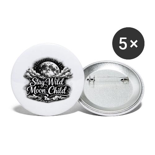 Stay Wild Moon Child - Buttons small 1'' (5-pack)