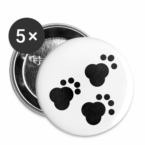 Jeanie Pawprints - Buttons small 1'' (5-pack)