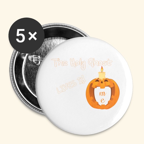 religious Halloween shirt - Buttons small 1'' (5-pack)