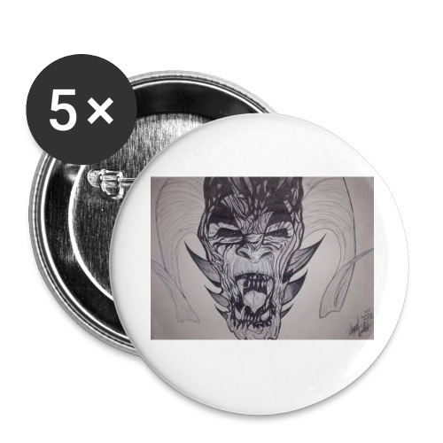 Demon - Buttons small 1'' (5-pack)