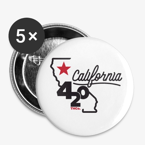 California 420 - Buttons small 1'' (5-pack)