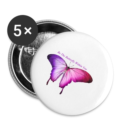 New Butterfly - Buttons small 1'' (5-pack)