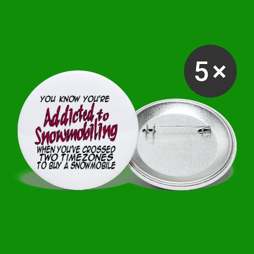 Addicted Time Zones - Buttons small 1'' (5-pack)