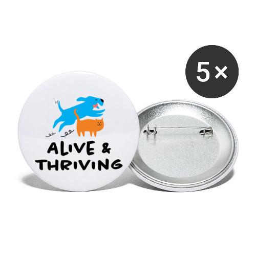 Alive Thriving Animal Behavior Program - Buttons small 1'' (5-pack)