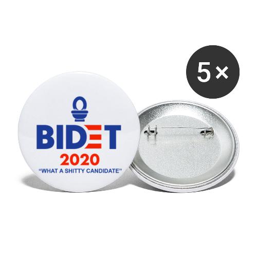 Bidet 2020 - What a Shitty Candidate - Buttons small 1'' (5-pack)