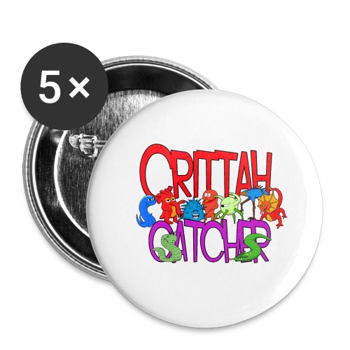 crittah catcher - Buttons small 1'' (5-pack)