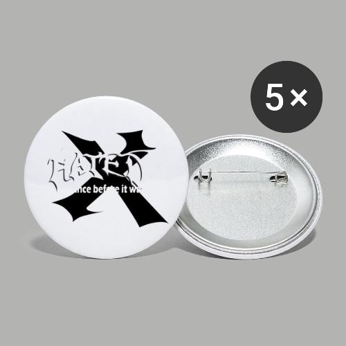 Hated Front - Buttons small 1'' (5-pack)