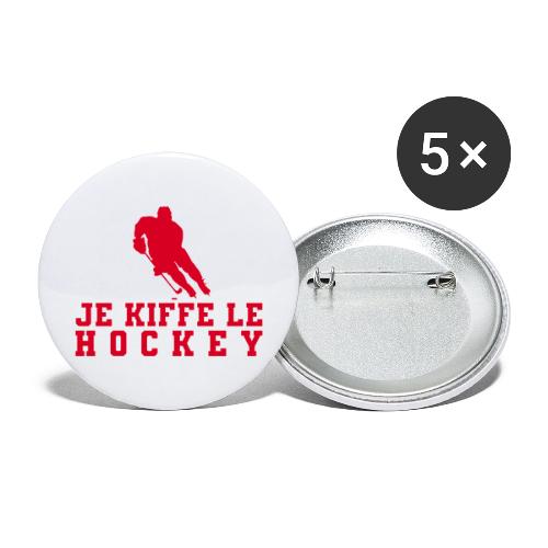 I love hockey - Buttons small 1'' (5-pack)