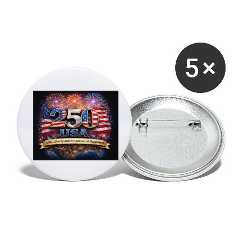 USA 250th Celebration - Buttons small 1'' (5-pack)